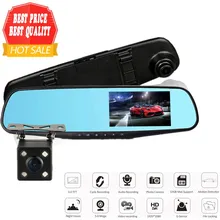 Mirror Car Camera Digital Full HD 1080P Dvr Camera 2017 Auto 4 3 Inch Rearview Video