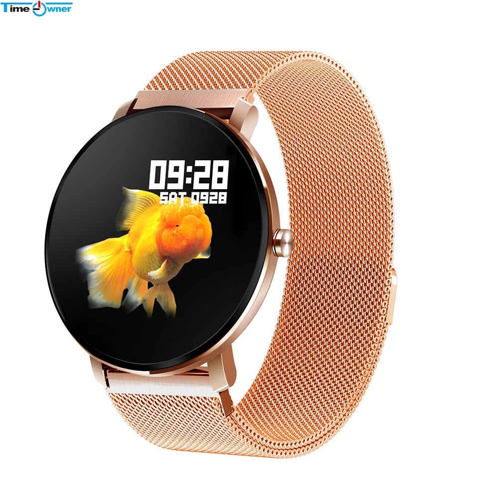 

TimeOwner K9 Smart Watch 1.3inch Full Touch Pedomete Smart Bracelet Heart Rate Monitor Wristband Bluetooth IP68 Waterproof Watch