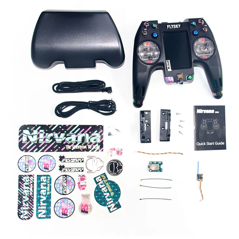 

Newest Flysky Nirvana FS-NV14 2.4G 14CH Transmitter Controller Set with 2 Receiver iA8X Receiver and X8B Receiver
