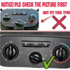 For PEUGEOT 307 CITROEN C-TRIOMPHE C4 Switch Knob Heater Climate Control Buttons Dials Frame AC Air Con Cover Heat ► Photo 2/6