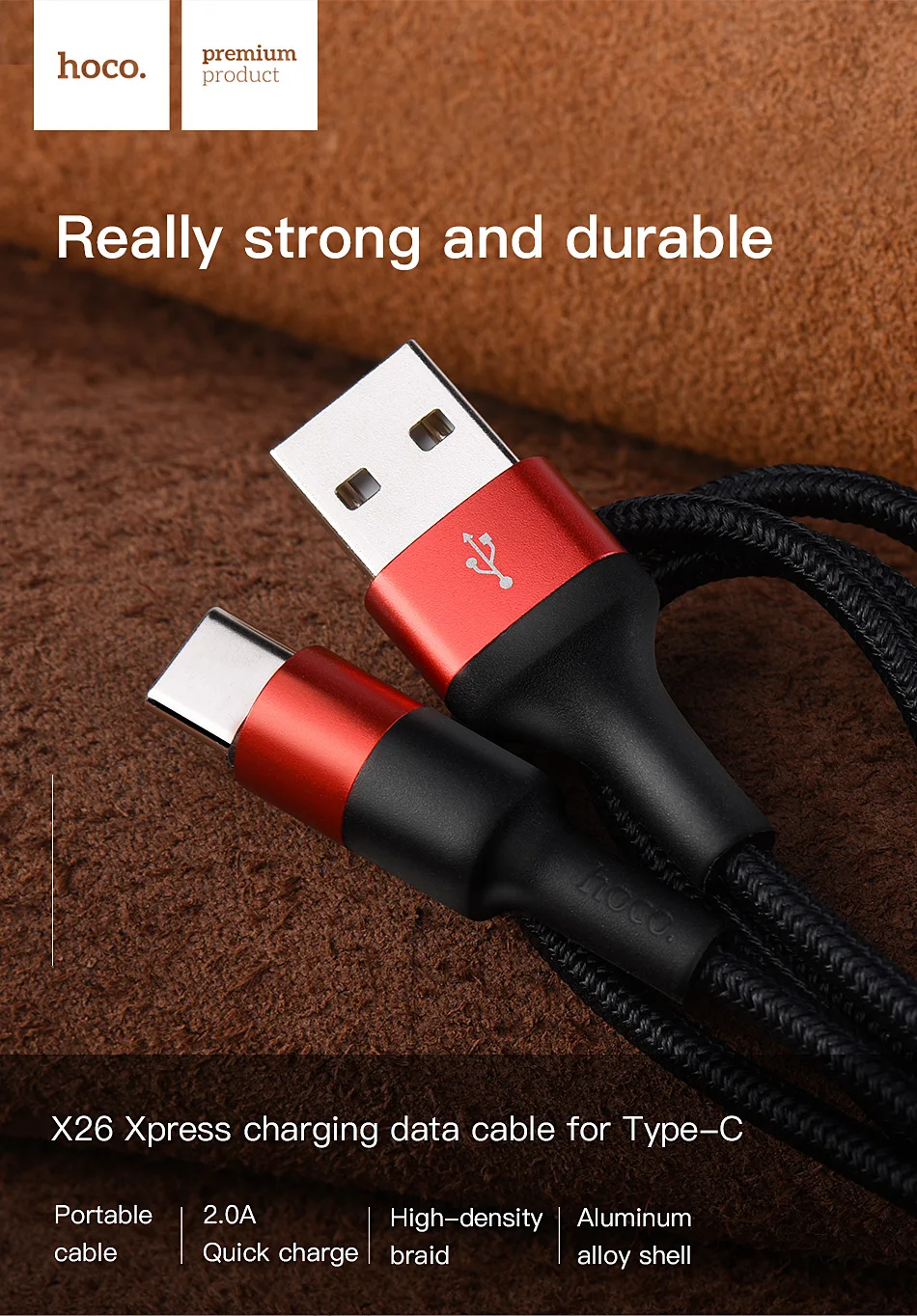 HOCO USB C кабель для samsung S9 S8 usb type C Быстрая зарядка кабель для Xiaomi Mi 8 A1 huawei Синхронизация данных USBC Шнур зарядное устройство type C