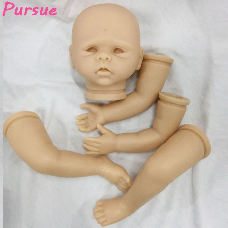 Pursue 20 inches Unpainted Blank Reborn Doll Kits(soft vinyl silicone
