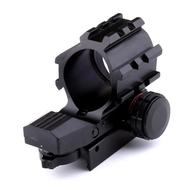التكتيكية التصوير المجسم 4 Reticles المتوقعة الأحمر الأخضر نقطة الصيد الادسنس البنادق جهاز الرؤية العاكس نطاق 20mm جبل