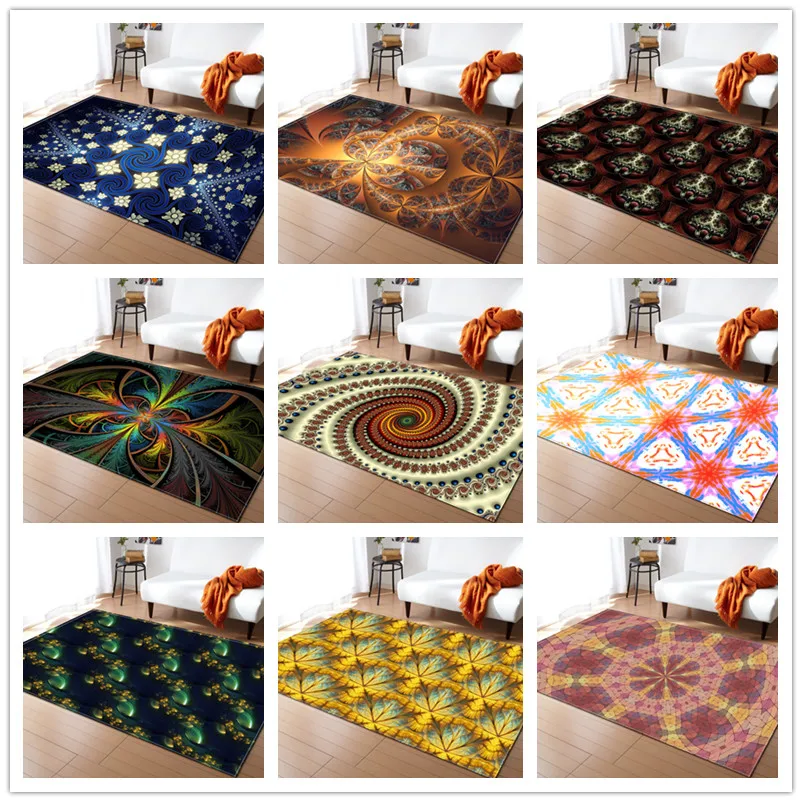 

30 styles Creative Nordic style 3D Print carpets for living room Bedroom Area Rugs Hallway Carpet Kitchen Bath Antiskid Doormats