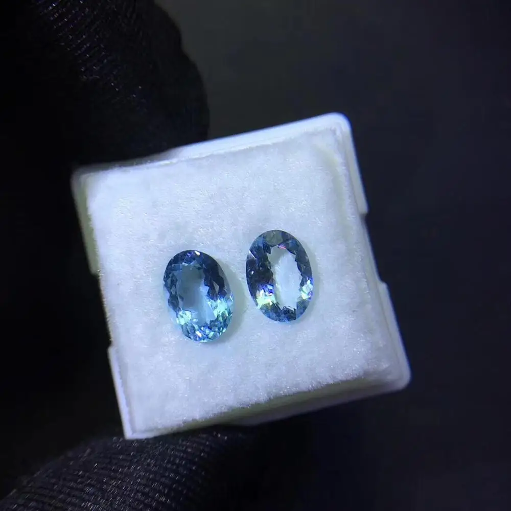 

Aquamarine Gemstone 100% Natural Aquamarine Loose Gemstones 2.07ct Loose Stones for Jewelry Making