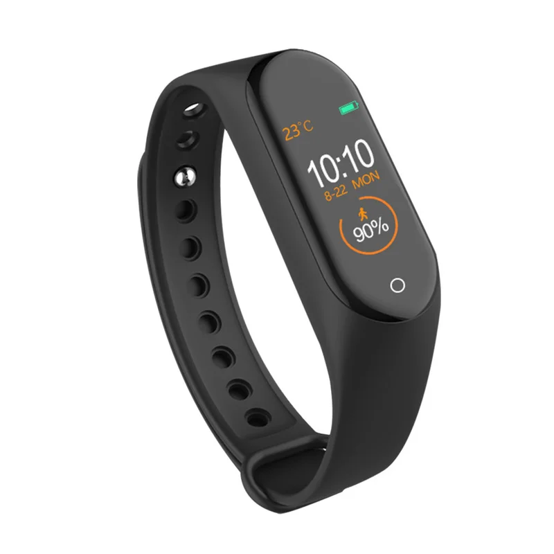 

Smart Fitness Bracelet Men Color Screen Waterproof Blood Pressure Oxygen Heart Rate Monitor Wristband for Android IOS