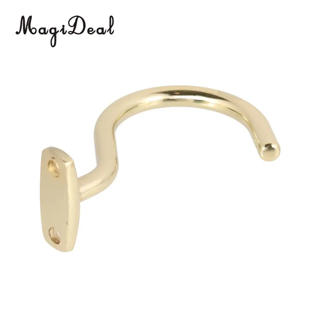 MagiDeal 6 Pcs Snooker Billiard Table Cue Brass Hook to Hold Bridge Stick Pool Rack 