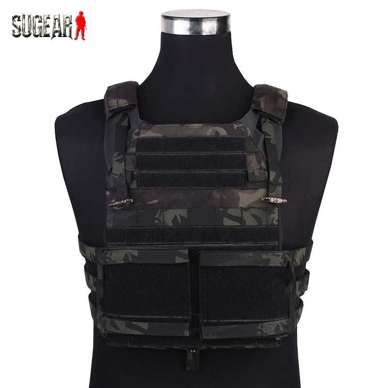

Military Combat Molle 500D Nylon Protective Vest Tactical Camouflage Heavy Version Waistcoat Airsoft Paintball CS Games Clothes