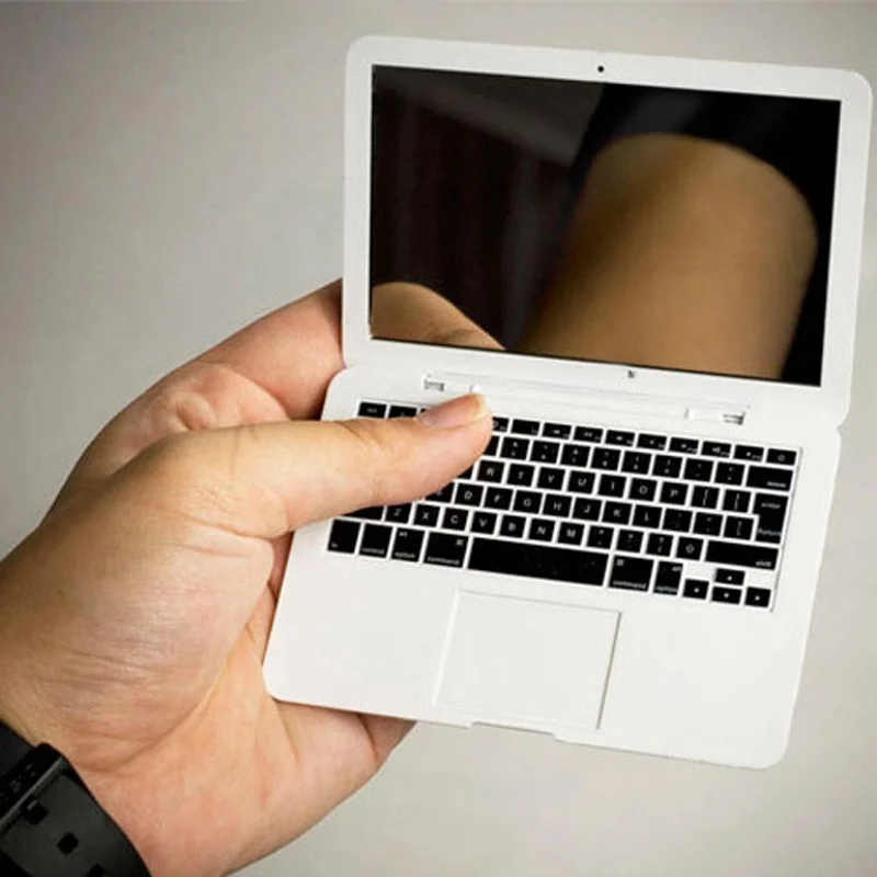 

Kids Baby Girl Toys Mini Pocket Laptop Shape Makeup Clear Mirror Action Figure Kids Children Mirrors Practical Toy