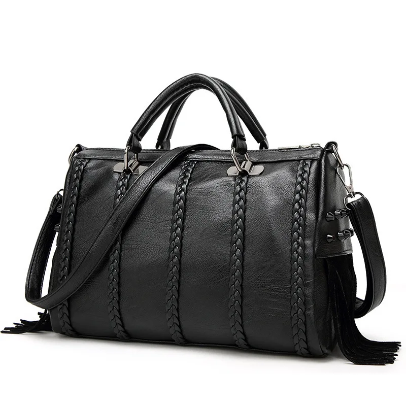 women fashion casual crocodile skin ladies handbag ladies bag shoulder leather bag fashion black bags