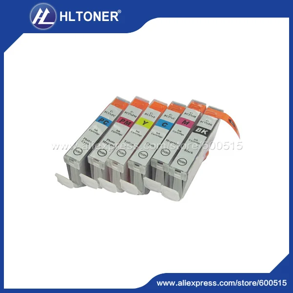 

6pcs/set  Compatible ink cartridge Canon BCI7 for CANON PIXUS iP4100/iP4100R/iP4200/iP5200R/iP6100D/iP6600D/iP7100 iP7500