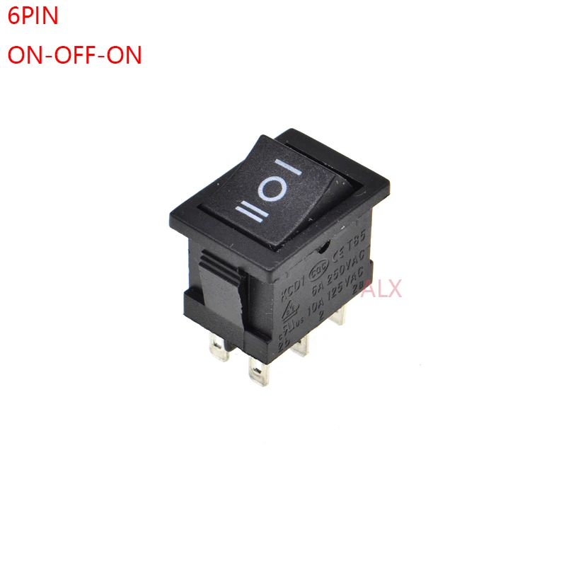 5pcs Nouveau Mini Interrupteur à bascule ON-OFF-ON 6 broches 240 V 2 A 2 Way DPDT 125 V 6 A 5pcs Nouveau Mini Interrupteur à bascule ON-OFF-ON 6 broches 240 V 2 A 2 Way DPDT 125 V 6 A