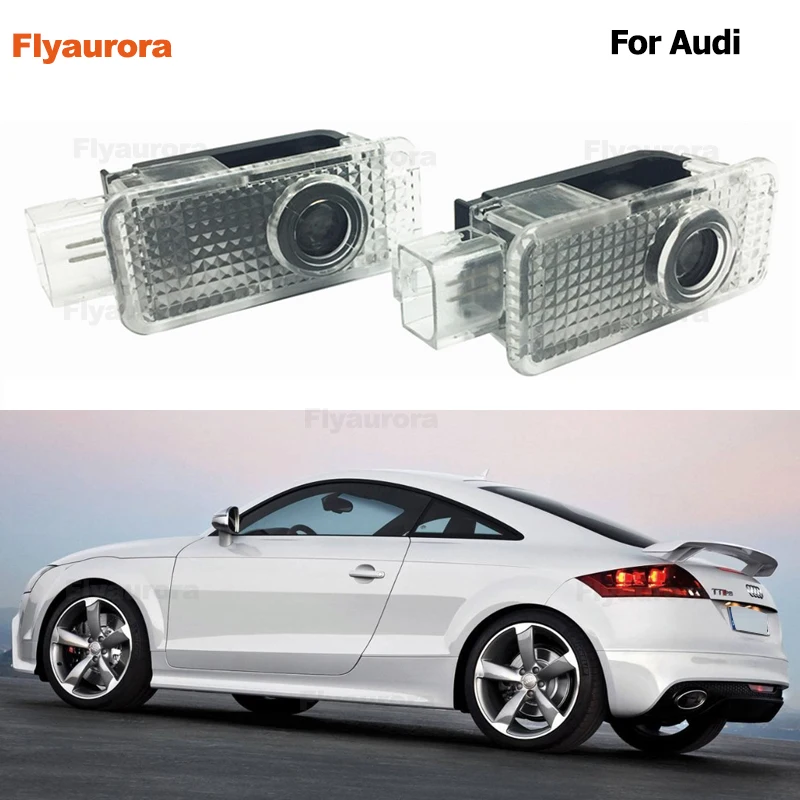 

2x Ghost LED Door Step Courtesy Shadow Laser Light For audi Logo Projector Emblem for Audi A8L A7 A6L Q3 A5 A4L A4A6 A1 R8 Q7 Q5