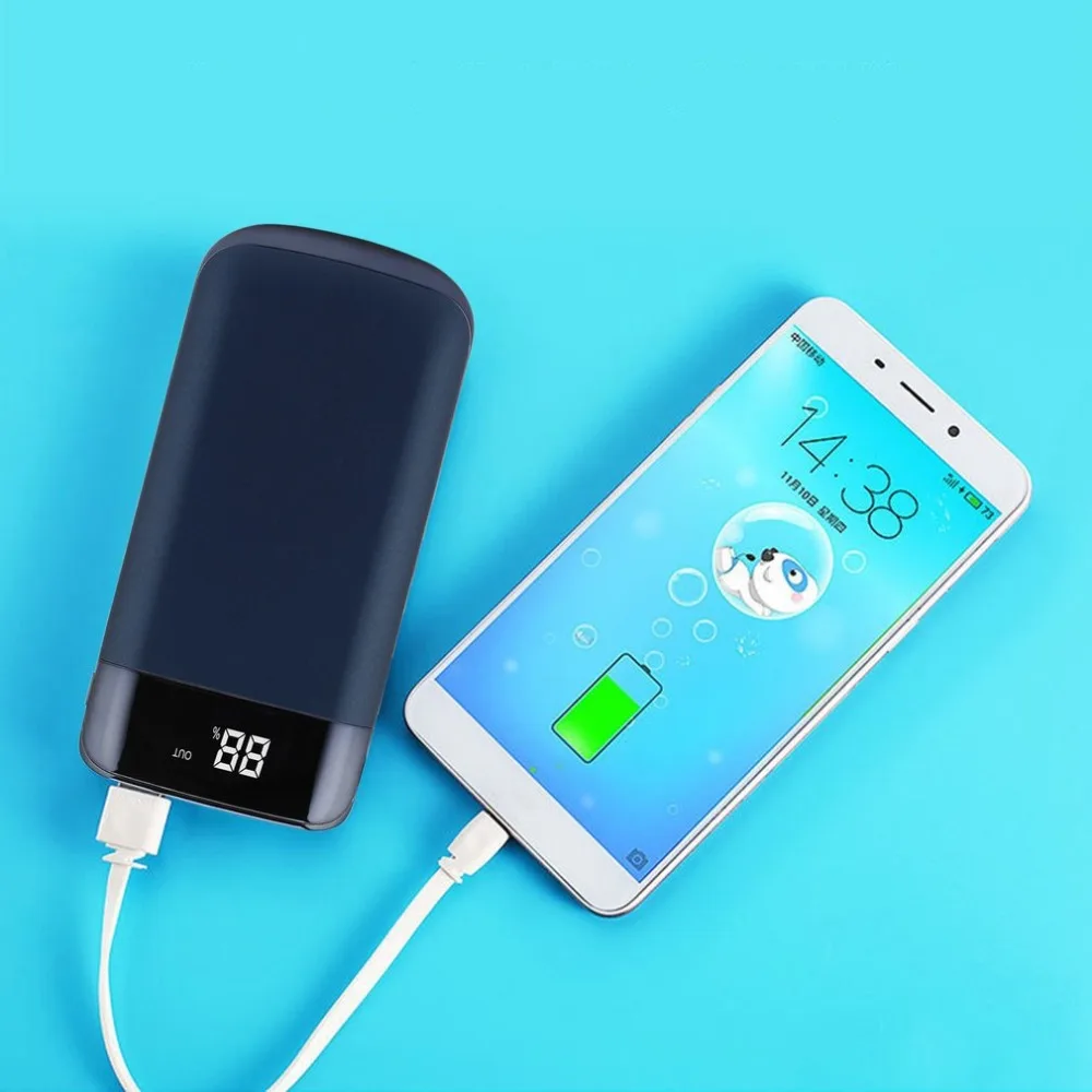 20000mAh Power Bank Dual USB LCD Powerbank External Battery Charger For iPhone Xiaomi HUAWEI Samsung Mobile Phone Poverbank