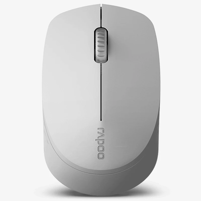 Rapoo M100 Бесшумная многофункциональная беспроводная мышь для ноутбука usb Bluetooth 3,0, 4,0/2,4G 1300 dpi переключатели мини-мышь для ПК для дома и офиса - Цвет: Белый