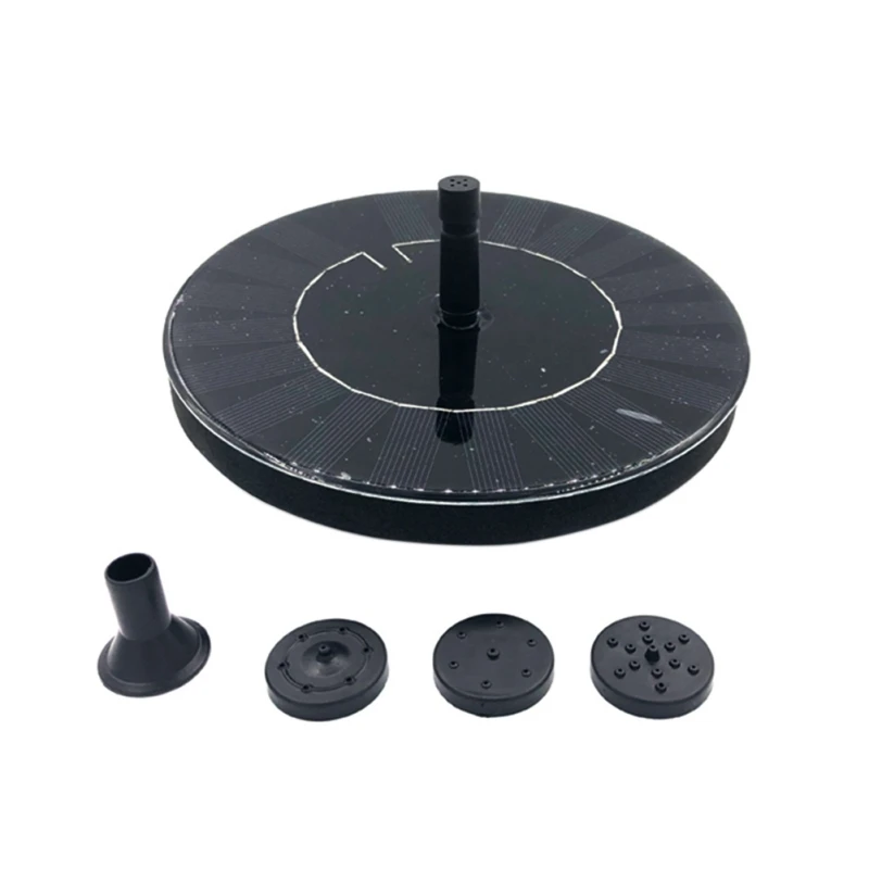 

Upgraded Version Solar Water Mercury Garden Miniature Floating Fountain With Built-in Battery