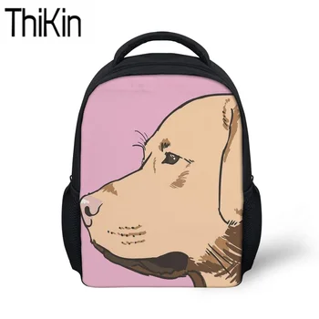 

THIKIN Children Labrador Printing School Bags for Kids Shoulder Softback Baby Mini Kindergarten Backpacks Girls Kawaii Schoolbag