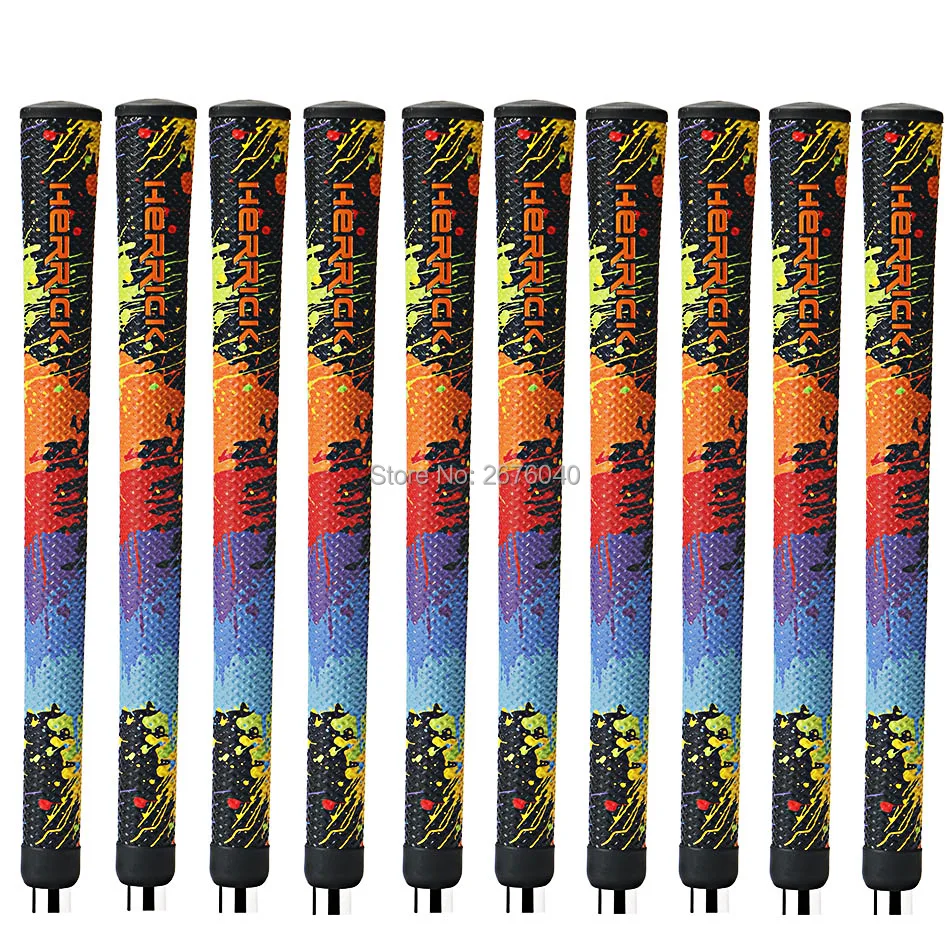 

herrick Colorful PU golf grips Non-slip Shockproof golf grips fit golf iron /wood Hight quality free shipping