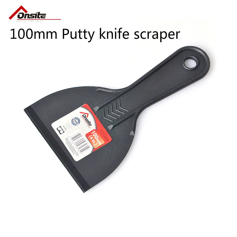 100mm Plastic Putty Knife 4 Inch Blade Scraper Scraping Cleaning Putty