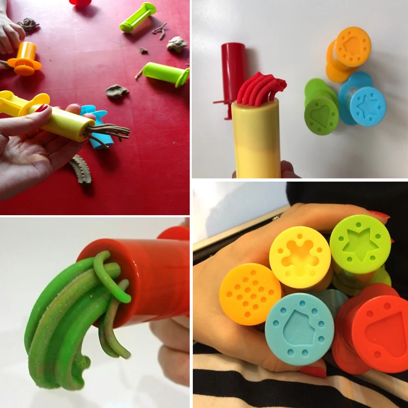 Цветной Пластилин Play-Doh модельный инструмент игрушки Креативные 3D инструменты для пластилина набор теста, глиняные формы Улучшенный набор, обучающие и обучающие игрушки