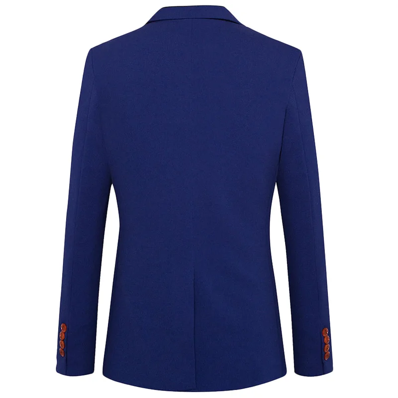 Мужской Блейзер на одной пуговице синего цвета|blue blazer men|blue mens fashionroyal blue men |