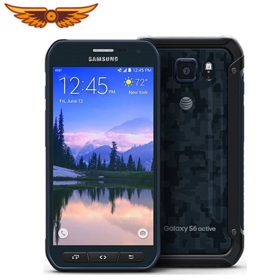 Оригинальный Samsung S6 Active G890a 5 1 дюймовый Qcta Core 3 ГБ ОЗУ 32 Гб ПЗУ камера 16 МП LTE 4G Android