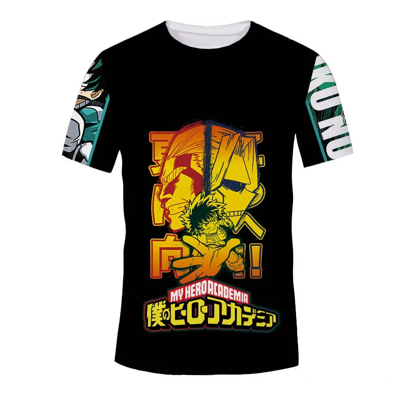 Cosroad Boku No My Hero Academia Cosplay T Shirt Costumes Men and Women Summer T-shirts Midoriya Izuku Tops1 (24)(23)