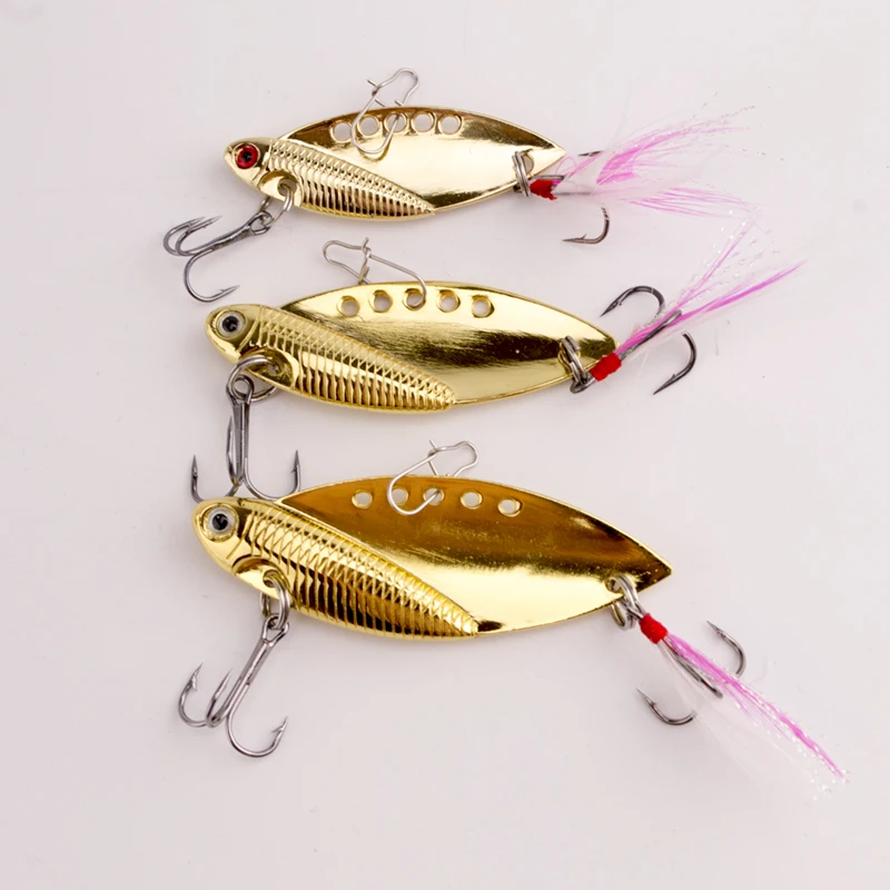 1Pcs Metal VIB Lures 10g 16g 23g Vibration Spoon Lure Fishing Lure Bass VIB bait artificial bait cicada lure vib bait