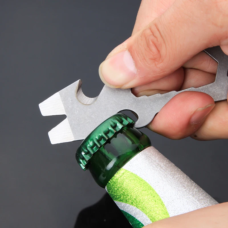 Outdoor Camping Multi Tool Cutting Rope Knife Opener Screwdriver Crowbar