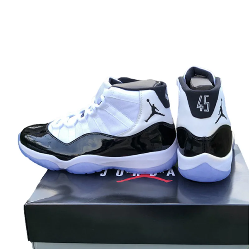 

Jordan 11 Basketball Shoes Platinum Tint White Black 45 Outdoor Sport Shoes Gym Red 11 Wine like 96 Cap And Gown Shoes