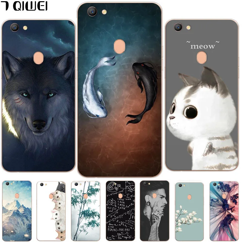 

For OPPO F5 Case Silicone Cute Cat Cartoon Clear Back Phone Cases For OPPO F5 Youth Cover TPU Animal Girls for OPPO F5 A73 A73T