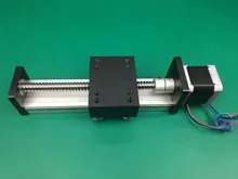 SGK de alta Precisão Ballscrew 1605 700mm Viagem Guia Linear + Nema 17 Motor De Passo CNC Linear Fase de Movimento Moulde Linear