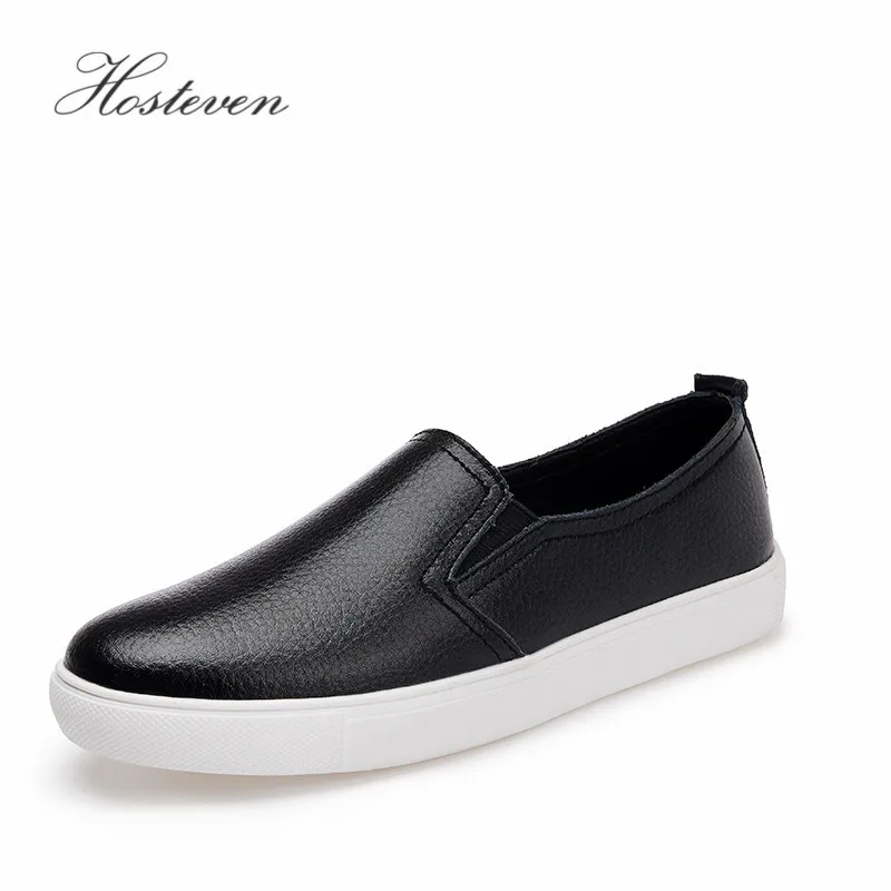 Vente Hosteven Femmes Chaussures En Cuir Véritable Occasionnels Mocassins Dames de Conduite Chaussures Femme Mocassins Femelle Appartements Mère Chaussures Chaussures