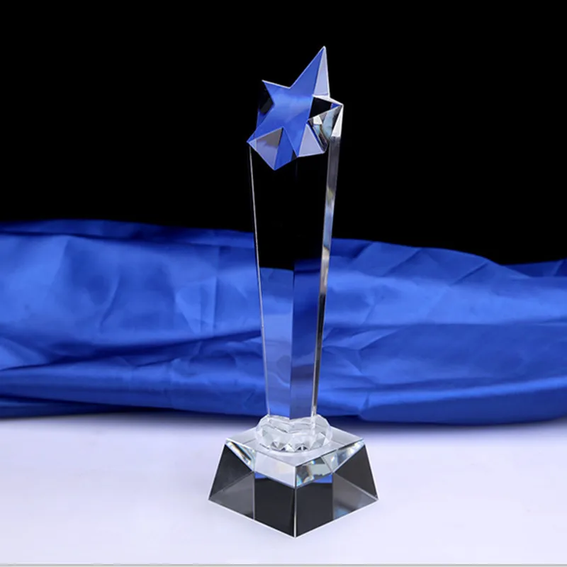 Craft Gift Sport Event Crystal Glass trophies award DIY