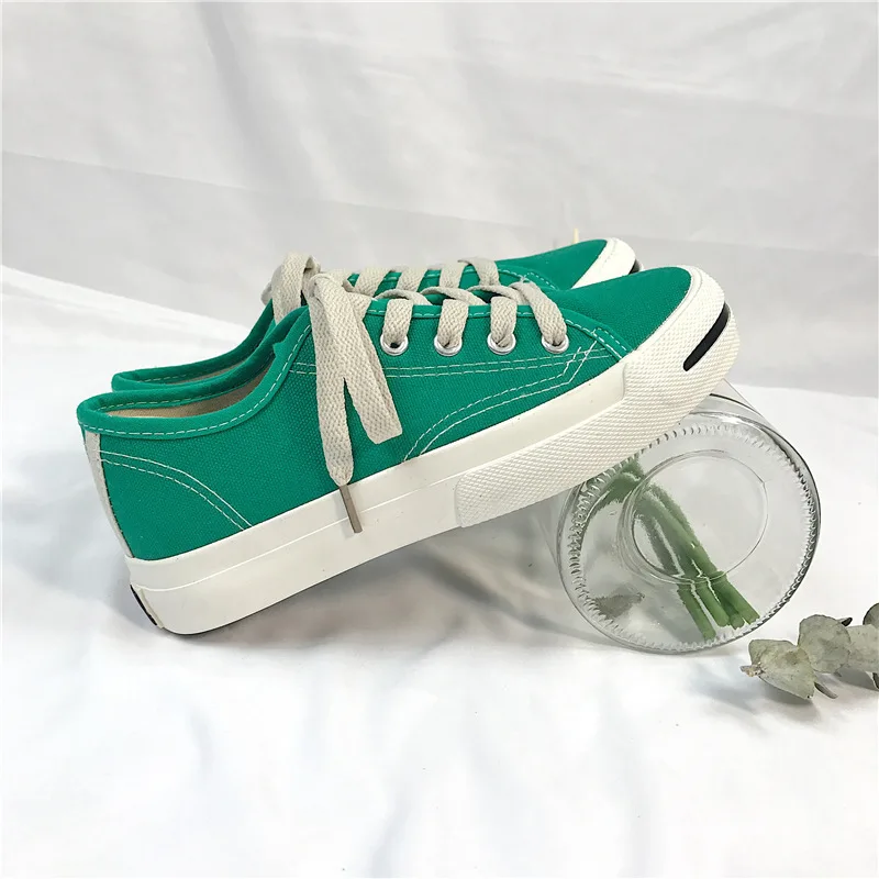 

201 summer new comfortable simple solid color canvas shoes women comfortable wild trend flat casual shoes