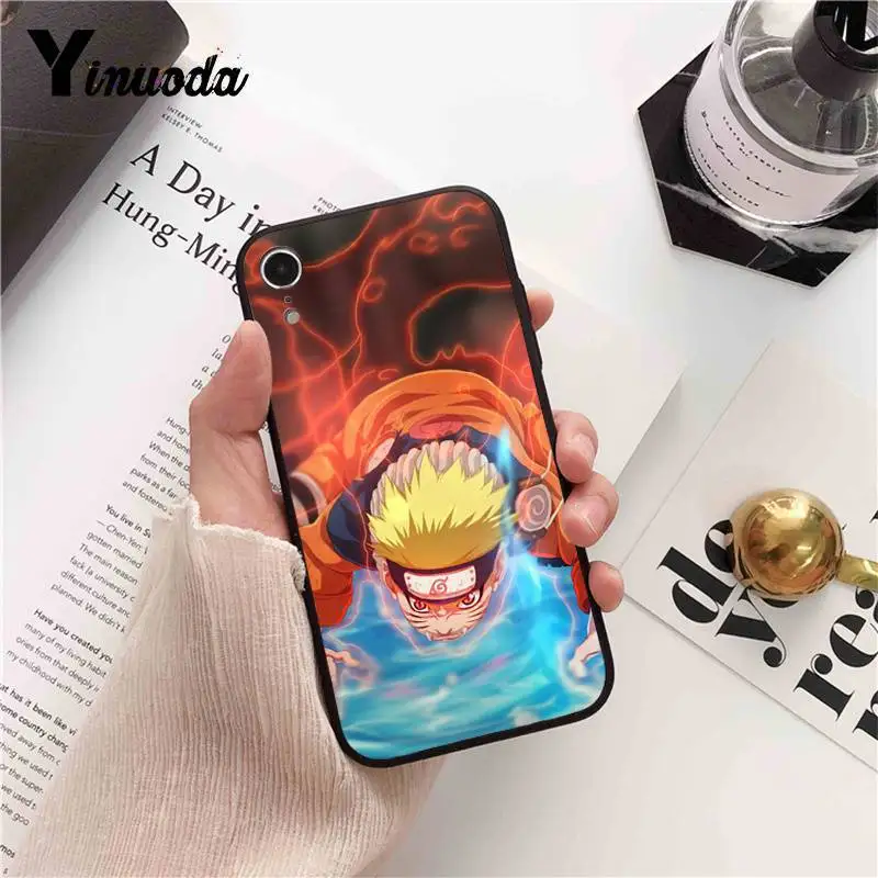 Yinuoda аниме Наруто Акацуки Coque Shell чехол для телефона для iPhone 8 7 6 6S 6Plus X XS MAX 5 5S SE XR 10 чехол 11 11pro 11promax - Цвет: A7