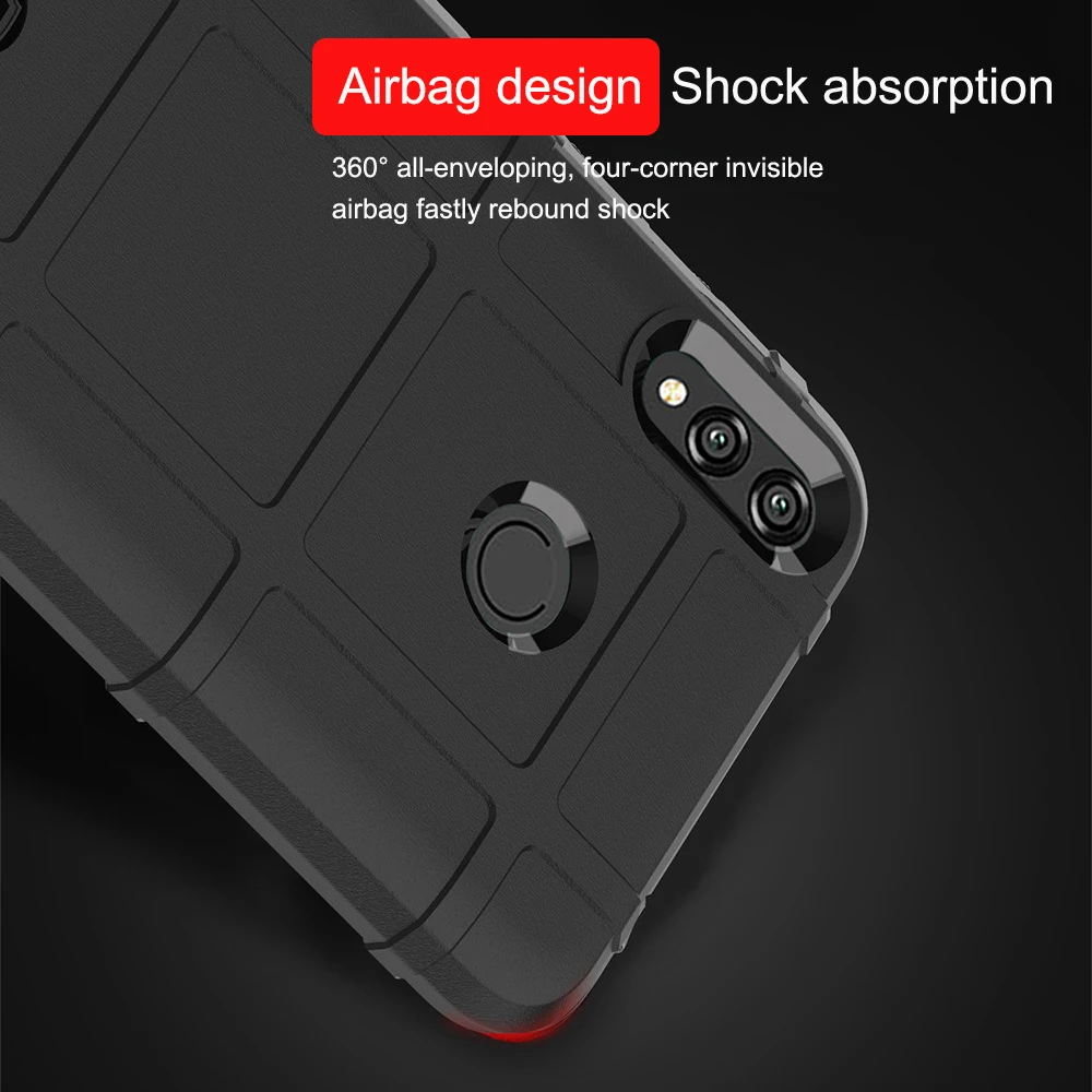 

Soft Army Heavy Case For Huawei Honor 8X Max Cases Silicone Shield Protective Cover for Huawei Enjoy Max Bumer Funda Capa