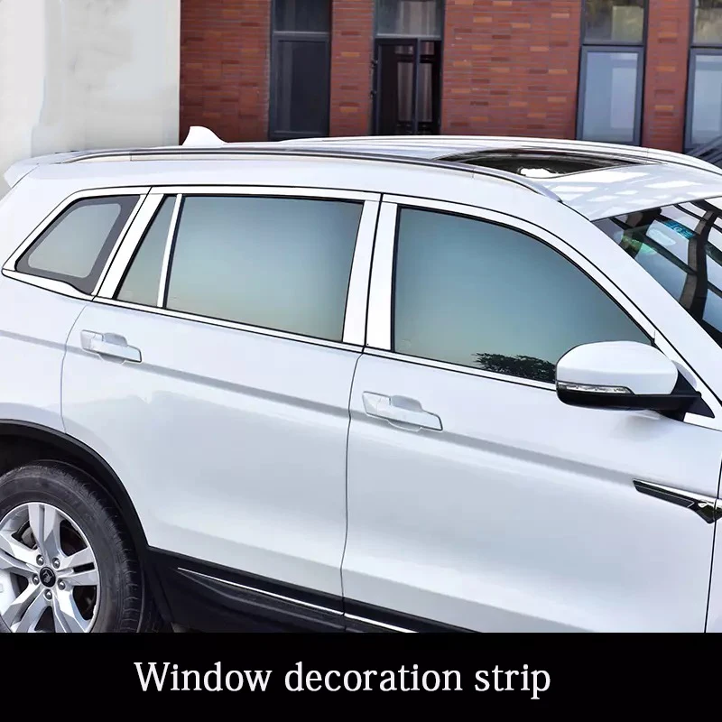 Автомобиль Стайлинг Аксессуары для Changan CS75 Автомобильная дверь окно из нержавеющей стали средняя стойка рамка декоративная полоска наклейки
