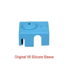 1 шт. V6 силиконовые носки просто подходят к оригинальному V6 блоку Reprap нагреватель Блок силиконовая изоляция для 3d принтера части