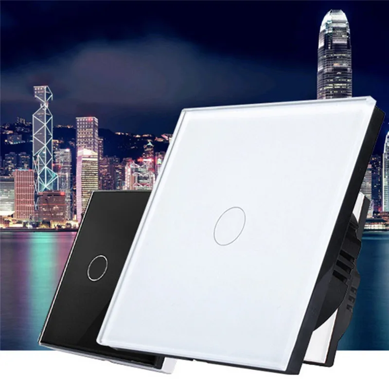 

2019 Smater Wall Switch 2 Way Control Touch Screen Switch Crystal Glass Panel 220-250V,VL-C701S-1/2/3/5 Switches