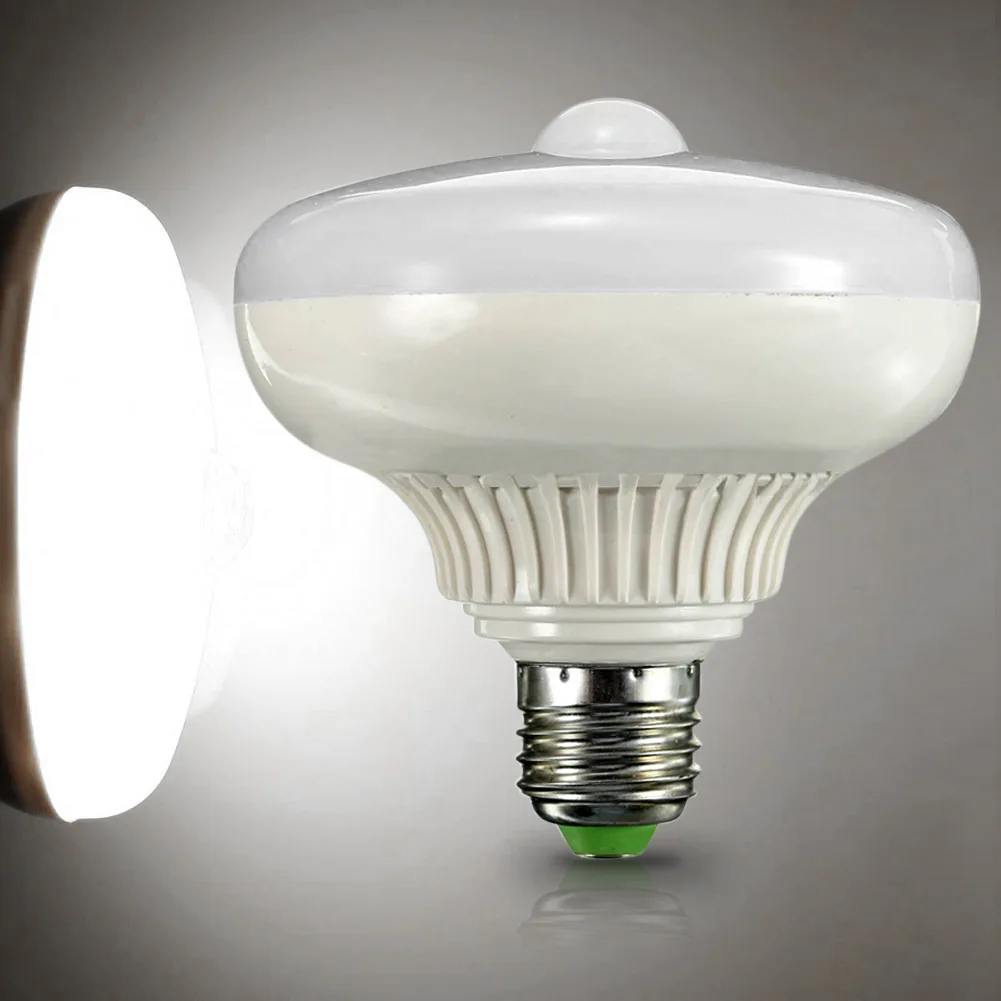 Энергосберегающая светодиодная лампа с ИК датчиком движения E27 12 Вт|globe bulb|e27 12wled