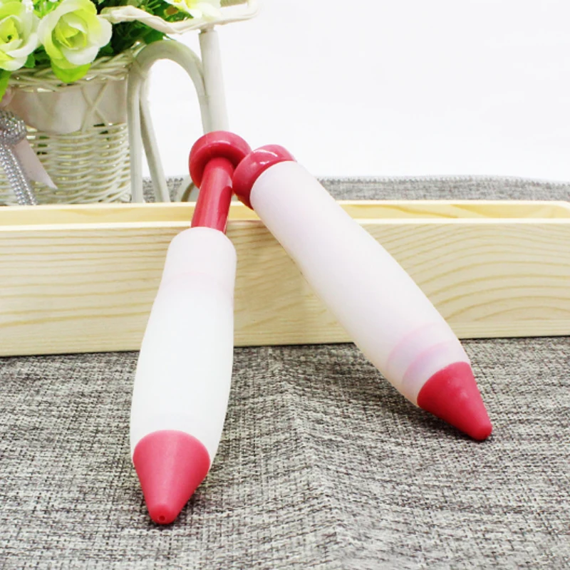 

Silicone Food Writing Pen Chocolate Decorating Tools Cake Mold Cream Cup,cookie Icing Piping Pastry Nozzles Kitchen Accessories
