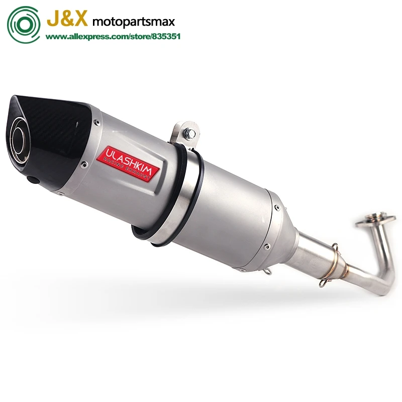 

PCX 125 150 Motorcycle Scooter Exhaust Muffler Full System Middle Pipe Slip-On Escape Fit For HONDA PCX125 PCX150