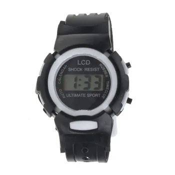 

Hot Selling 2020 New Fashion Simple Style Boys Girls Students Time Sport Wristwatches Electronic Digital LCD Wrist Watch #SF123