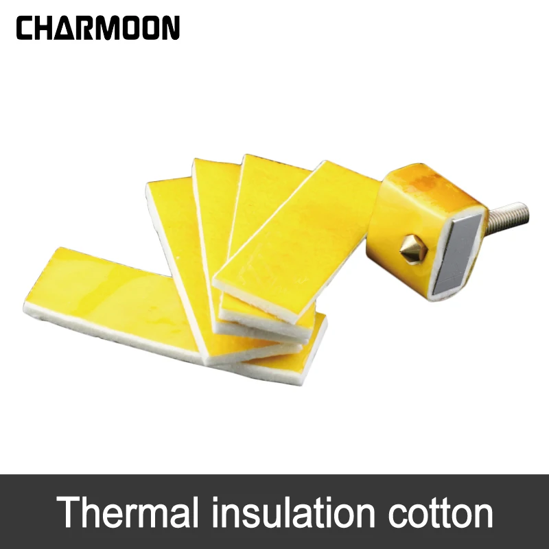 5 x 3mm 3d printer heating block cotton heat insulation for Ultimaker/Makerbot 