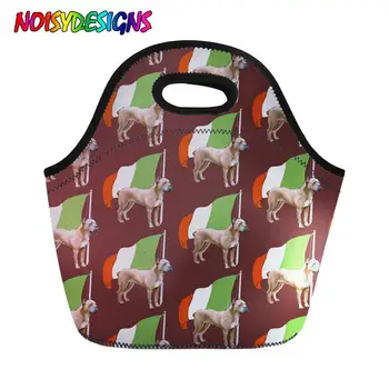 

NOISYDESIGNS Women Thermal Cooler Lunch Bag Cane Corso Italian Flag Print Hand Tote Lady Picnic Travel Meal Food Bags Storage