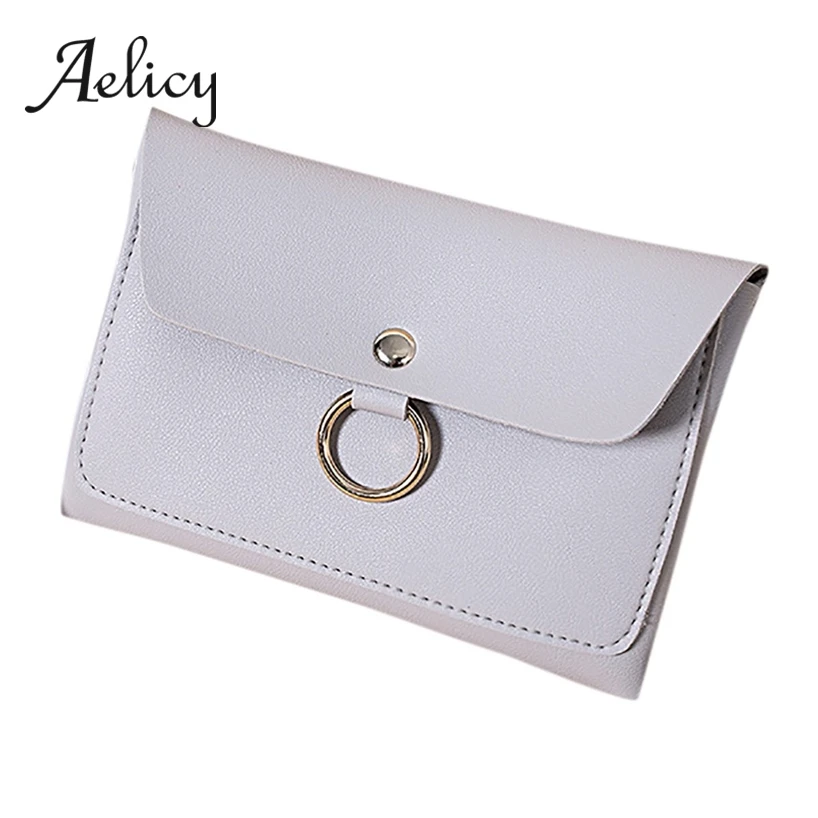 

Aelicy Simple Fashion Ultra-thin Handbag Women Flap Leather Slim Purse For Mobile Phone Lady Sling Shoulder Bag Small Female