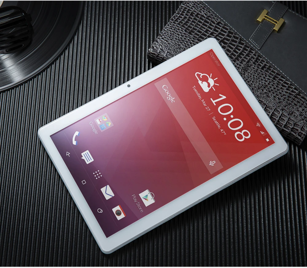 10.1-дюймовый планшетный ПК Android 8.0 Octa Core RAM 6 ГБ ROM 64 ГБ 1280* 800 Изогнутый экран Dual SIM-карта 4G LTE Телефонный звонок WIFI GPS 10-дюймовый Смарт-планшеты+ подарок