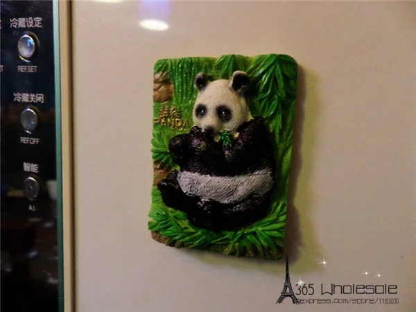 Chinese Panda Bear Tourist Souvenir Fridge Magnet - 5