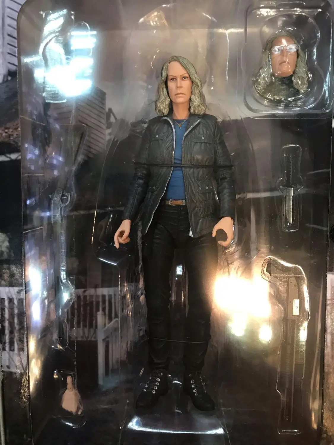 NECA Хэллоуин конечная Лори строд Майкл Майерс Тыква фигурка игрушка ужасов для Хэллоуина подарок